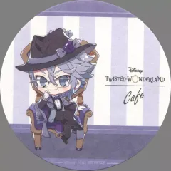 【中古】マグカップ・湯のみ アズール・アーシェングロット 紙製コースター 「ディズニー ツイステッドワンダーランド×OH MY CAFE 第一弾」 ドリンク注文特典
