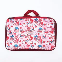 サンリオキャラクターズ × SWIMMER(スイマー) 圧縮トラベルポーチ (ピンク) 旅行 Sanrio