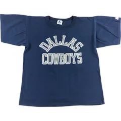 古着 90年代 スターター Starter NFL DALLAS COWBOYS ダラスカウボーイズ ロゴプリントTシャツ USA製 メンズM相当 ヴィンテージ/eaa556817
