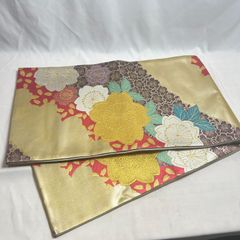 【特価】逸品 美品 桜花 振袖帯 袋帯 女性 婦人 レディース 和装小物 和装 着物 留袖 訪問着 振袖 浴衣 B102814