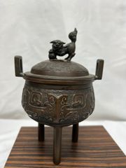 伝統工芸高岡銅器 布袋文香炉 雅司作唐物 希少品 銅製 細工 - メルカリ