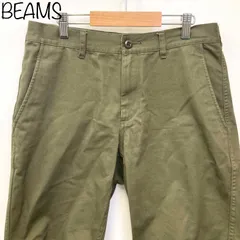 【BEAMS】ベーシックチノショーツ　ショートパンツ　ハーフパンツ　カーキ　S