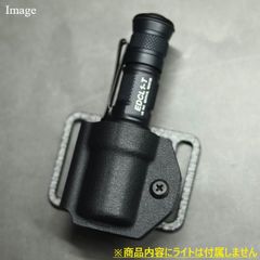 国内製造品 六七五 シュアファイア EDCL1-T / EDCL2-T ライト 専用 カイデックスホルダー テグリス製ベルトループ付き Blackカラー