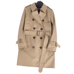 極美品 コーチ COACH コート トレンチコート コットン 裏シグネチャー ア