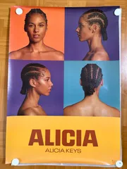 ◼️非売品◼️未使用◼️Alicia Keys/アリシアキーズ◼️B2◼️ポスター 新春初売！☆アリシア・キーズ Alicia Keys☆オリジナル B2 ポスター