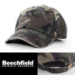 ローキャップ 帽子 Beechfield ビーチフィールド Low-profile vintage cap カモフラ 迷彩 BC655-O-VIJUCA イギリス ブランド