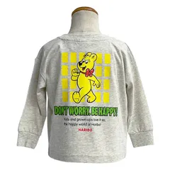 キッズハリボーロンT 子供服 プリント 長袖 ロンT トップス オートミール