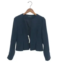 【美品】yoko chan　ヨーコチャン ノーカラージャケット 　ペプラム 美品 YOKO CHAN ヨーコチャン ノーカラー ジャケット 38 - メルカリ