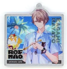 【中古】雑貨 加賀美ハヤト グリッターアクリルキーホルダー 「にじさんじ ROF-MAO×animatecafe 第二弾」