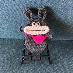 パクパクモンスター　うさぎ　小物入れ