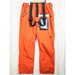 【Men's XL オレンジ系】 Daiwa（ダイワ） ゴアテックス ハードシェル パンツ GORE-TEX HardShell Pants ナイロン DR-1805P Asian Men's GORE-TEX-2L ( ゴアテックス・2レイヤ