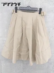 ◇ MACPHEE マカフィー TOMORROWLAND バックジップ 膝丈 バックジップ スカート サイズ32 ベージュ レディース 【中古】 【1002801672645】のサムネイル