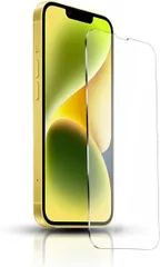 JACRON iPhone 14 Plus ガラスフィルム 1枚 ラウンドエッジ加工 iphone14プラス 6.7インチ 硬度9H 耐衝撃 気泡防止 アイフォン14 強化ガラス 液晶 保護フィルム貼り付け簡単(SDL-ICDS-689)