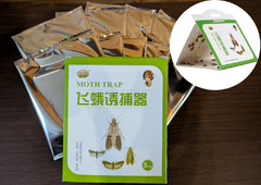 日本みつばち用・スムシの成虫駆除用フェロモントラップ大容量【10枚入り】ースムシの成虫のツヅリガを誘引フェロモンでキャッチ！