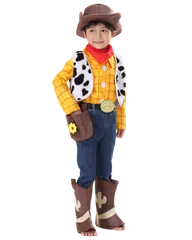 ハロウィン【IntoU】 トイストーリー ウッディ風 子供 男女兼用 コスプレ 衣装