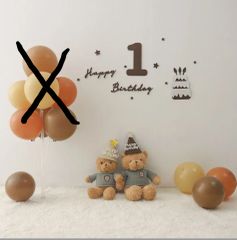 誕生日飾り　レターバナー　ガーランド　セット　１歳　フェルト