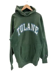 チャンピオン Champion 90s～ ヴィンテージ vintage 刺繍タグ リバースウィーブ REVERSE WEAVE USA製 アメリカ製  プリント XXL パーカ グリーン 3Lサイズ 101MT-4793