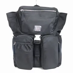 ヒューゴボス HUGO BOSS タグ付き フラップクロージャーバックパック リサイクルファブリック 50498692 黒 ブラック 鞄のサムネイル