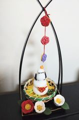 シマエナガ付き鏡餅