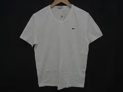 ■新品同様■ LACOSTE ラコステ コットン100％ 半袖 トップス 表記サイズ 4 洋服 レディース メンズ ホワイト系 DH9091