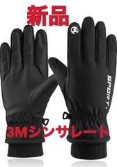 スキーグローブ　スノボクローブ　3Mシンサレート・裏起毛・メンズ用