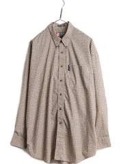 【お得なクーポン配布中!】 90s チャップス ラルフローレン 総柄 長袖 ボタンダウン シャツ メンズ L 90年代 オールド CHAPS ポロ 長袖シャツ 総柄シャツ BD BDシャツ