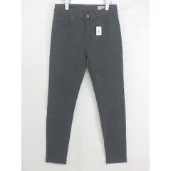 ◇ antiqua patterntorso アンティカ パターントルソ デニム スキニー パンツ サイズM ダークグレー系 レディース P  【中古】 【1208240006021】