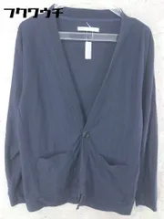 ◇ ◎ ikka イッカ 長袖 カーディガン サイズM ネイビー メンズ 【中古】 【1002801372613】のサムネイル