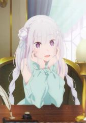 【中古】クリアファイル エミリア A4クリアファイル 「Re：ゼロから始める異世界生活 Memory Snow」 第5週入場者プレゼント
