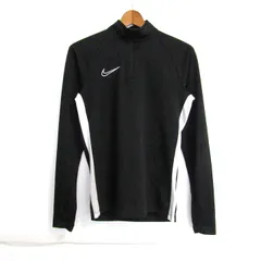 ナイキ 長袖Ｔシャツ トップス ジャージ ドライフィット スポーツウエア レディース XSサイズ ブラック NIKE 【中古】