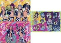 【中古】クリアファイル 集合 A4オーロラクリアファイル3枚セット 「あんさんぶるスターズ!! COSMIC SUMMER 2023」 ローソン・＠Loppi・HMV＆BOOKS online限定