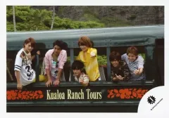 【中古】生写真(ジャニーズ) Mr.King vs Mr.Prince/集合(6人)/横型・上半身・衣装白・黄・ピンク・青・バスの中・窓から体出し/キンプリハワイ第一弾/公式生写真