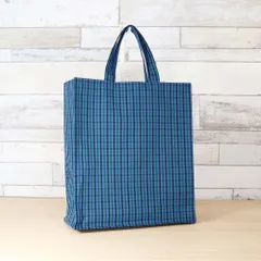 2025年最新】ファミリア トートバッグ 青チェックの人気アイテム