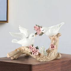 オブジェ 小鳥 エレガント かわいい 手作り感 おしゃれ インテリア 置物 オーナメント コンパクト 工芸品 装飾品 新築祝い ギフト 4-7