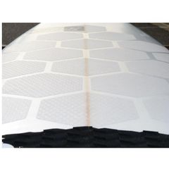 RSPRO (アールエスプロ) デッキパッド ヘキサトラクション ボードグリップ/クリア  デッキパッド デッキパッチ DECK PAD DECK PATCHサーフィン 位置 フロント ブランド スタンドアップパドル SUP クリスタルグリップ