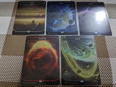 MTG unfinity 基本土地 ギャラクシーfoil 惑星5種類 - メルカリ