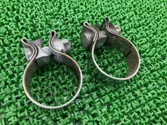 マフラークランプ ハーレー 純正 バイク 部品 2個セット 曲がり無し サイレンサーバンド ソフテイル ダイナ ツーリング 車検 Genuine 【中古】 66のサムネイル