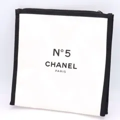 良品 シャネル ポーチ No.5 ノベルティ 白 YSD