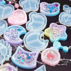 シリコンモールド　シャカシャカキーホルダー　型　レジン