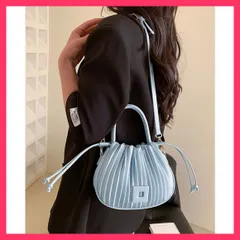 ★スタッフおすすめ★【2WAY/3WAY/斜めがけ】フェイクレザープリーツ巾着バ 【2WAY/3WAY/斜めがけ/コロンとしたフォルムとプリー 上品　おすすめ おしゃれ　★売れ筋★　人気 高見え　高級感