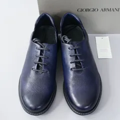 極美品】ジョルジオ アルマーニ フロントジップ レザーシューズ