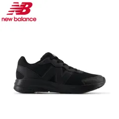 ニューバランス キッズ スニーカー 黒 白 ジュニア ランニングシューズ new balance 578 v1 Lace 子供 靴 通学 体育 スポーツ 運動靴 ブラック ク 黒 GK578