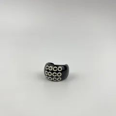 CHANEL マーク リング ブラック プラスチック シャネル デザイン 指輪 CHANEL（シャネル）プラスチック リング ヴィンテージの買取実績