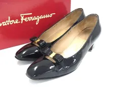 【新品】Ferragamo フェラガモ ヴァラパンプス　サイズ6 S.Ferragamo VARA | ブラウン ヴァラパンプス サイズ6