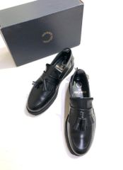 FRED PERRY×GEORGE COX B9278 ローファー 24cm 別注モデル TASSEL LOAFER BLACK 箱付のサムネイル