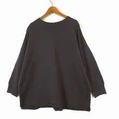 ジャーナルスタンダード レリューム JOURNAL STANDARD relume オーバーサイズ ロング スウェット トレーナー 長袖 F グレー