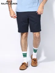 POLO RALPH LAUREN (ポロラルフローレン) ストレッチコットンツイル ノータック チノショーツ CLASSIC FIT RL710684433 メンズ (ネイビー)