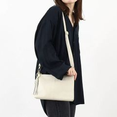 定番 人気商品【COOCO】レザーバッグ 2WAYショルダーバッグ ポシェット 斜めがけ　オフホワイト　白