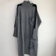 訳アリ　タ DENIMUS（デニマス）ニットワンピース　ⅬⅬ　グレー