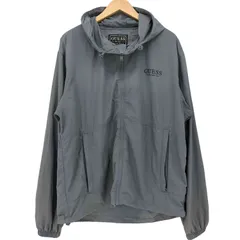 ゲス GUESS ナイロン ジップアップ フーデッド ジャケット メンズ import：L のサムネイル